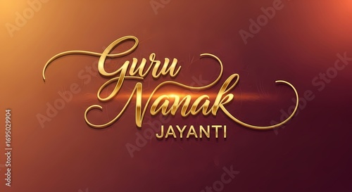 Elegant Guru Nanak Jayanti celebration design for festive greeting cards and posters