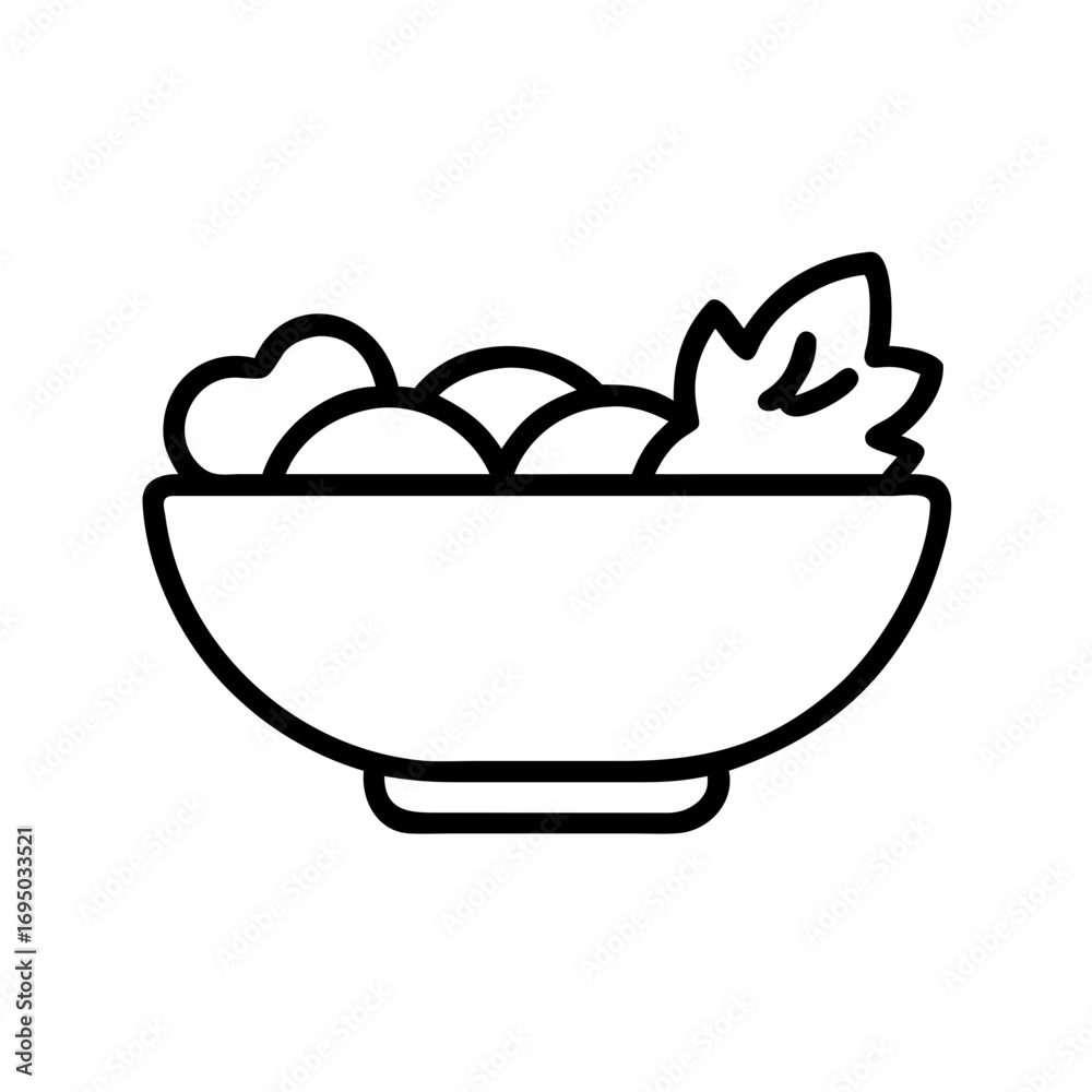 Fototapeta premium chicken in a bowl