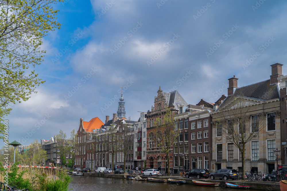 Obraz premium Houses of Amstardam, Netherlands