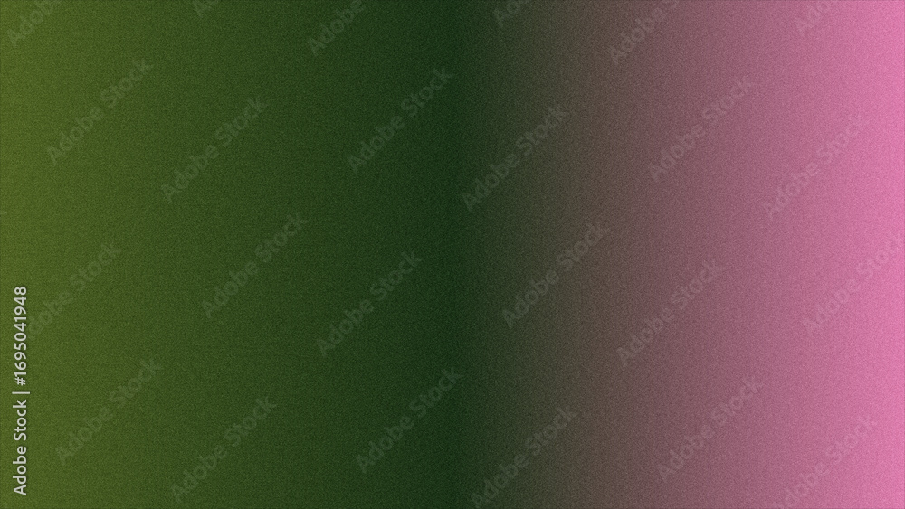 Obraz premium Grainy gradient background with dark green and dusty pink tones, textured abstract gradient wallpaper for modern graphic design, minimalist aesthetic backdrop with subtle noise and film grain.