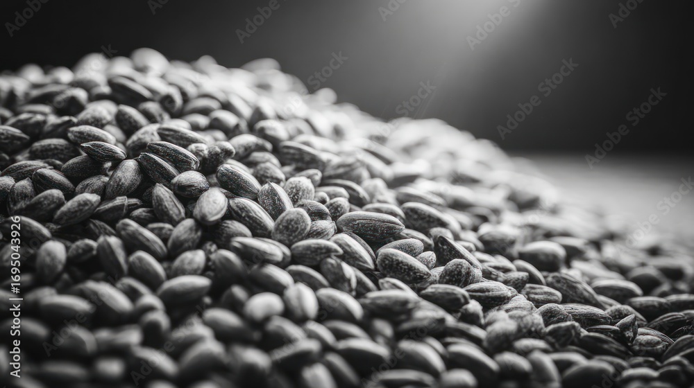 Obraz premium Pile of grains close up