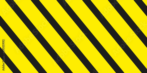 Warning yellow black diagonal stripes line. Safety stripe warning caution hazard danger road vector sign symbol