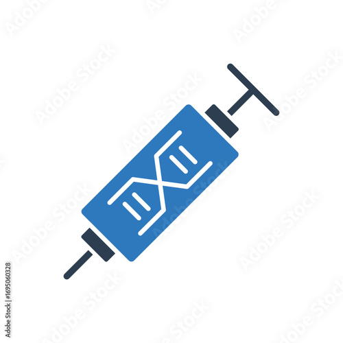 Dna Syringe Icon