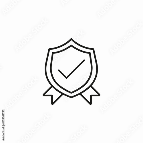 quality assurance badge icon sign vector