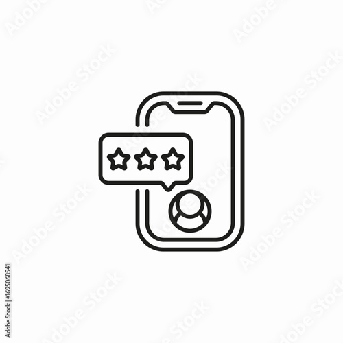 user rating stars icon sign vector