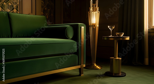 Elegant Home Interior with Decorative Furnishings and a Sophisticated Ambiance