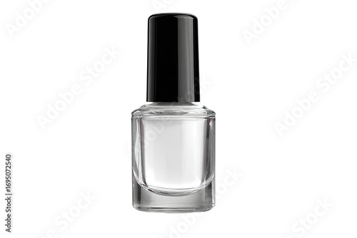 Clear nail polish bottle