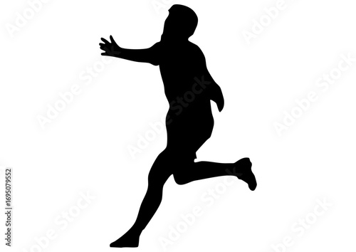 サッカー選手のシルエット24