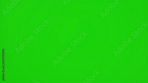 Airplane seatback monitor with green screen display for chroma key video editing and mockup design