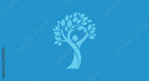 Human Tree: Symbol of Growth and Environmental Connection.
