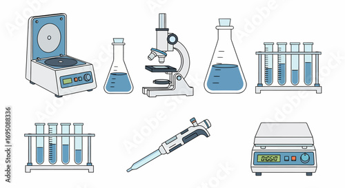 Automated production line machinery for manufacturing processes, industrial factory equipment illustration for efficiency