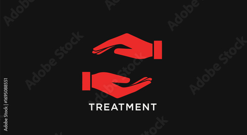 Red Hands Offering Support and Treatment.