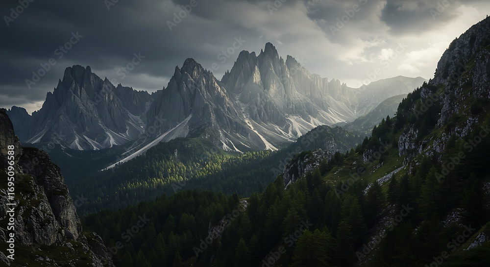 Fototapeta premium panorama of the mountains
