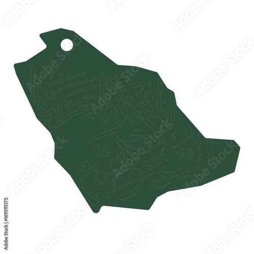 A map of Saudi Arabia, officially known as the Kingdom of Saudi Arabia KSA.