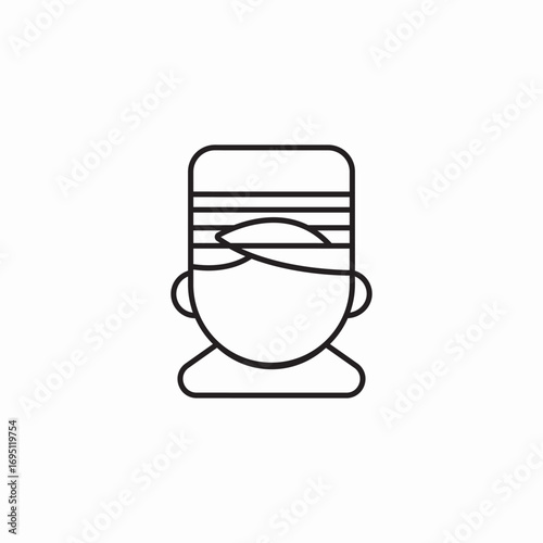 concierge bellboy service icon sign vector