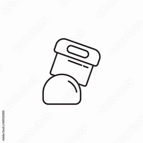 dough scraper tool icon sign vector