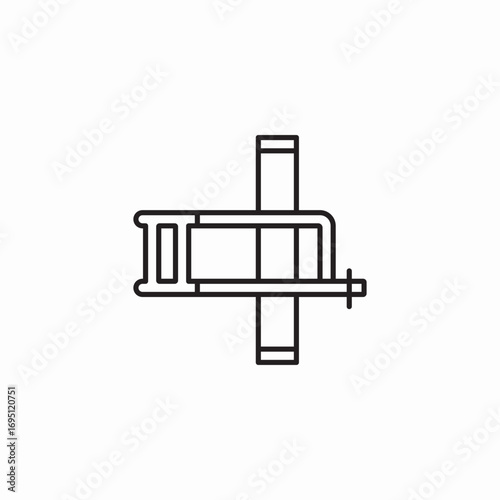 hand planing wood icon sign vector