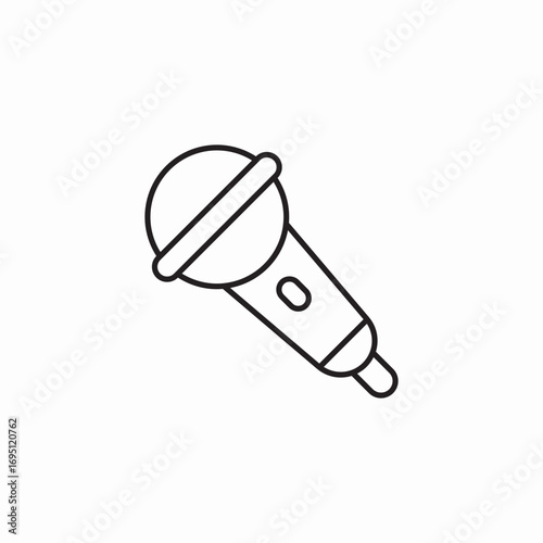 handheld audio device icon sign vector
