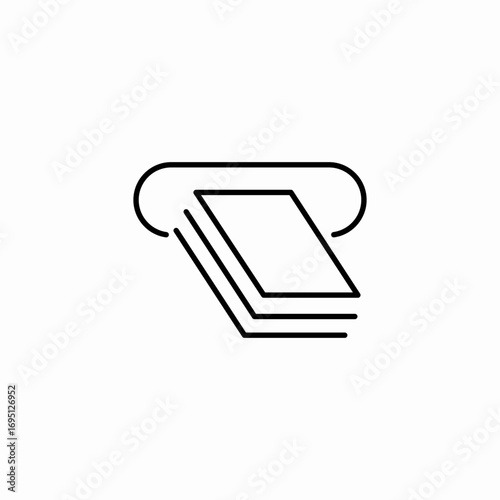 atm money withdrawal icon sign vector