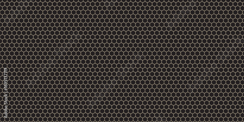 Seamless metallic carbon fiber grid pattern with a sleek industrial design