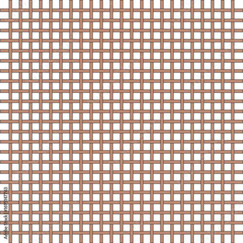 Weave pattern created from brown lines
