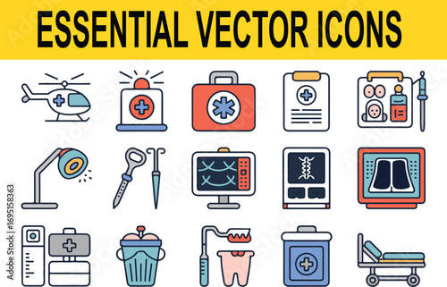 Medical and Dental Vector Icons Collection medical icons