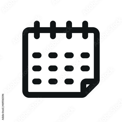 Icon calendar date
