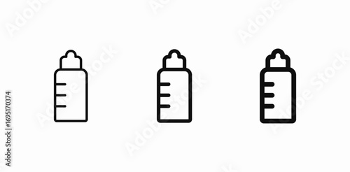 baby bottle icon icon sign vector