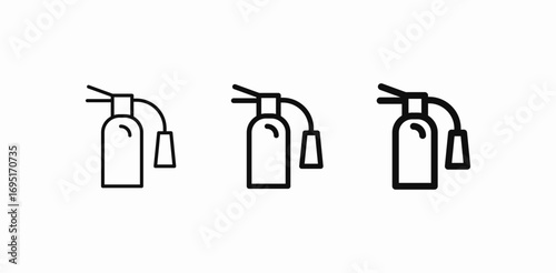 fire extinguisher icon icon sign vector