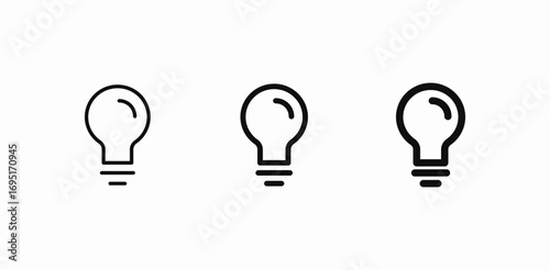 light bulb icon icon sign vector
