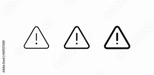 warning sign icon icon sign vector