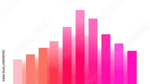 Bar graph with multiple vertical bars of varying shades of pink, orange, and red. the bars are arranged in a vertical line, with the pink bars on the top and the orange bars in the middle. Free Download Bar graph with multiple vertical bars of varying shades of pink, orange, and red. the bars are arranged in a vertical line, with the pink bars on the top and the orange bars in the middle. - GFXLoad