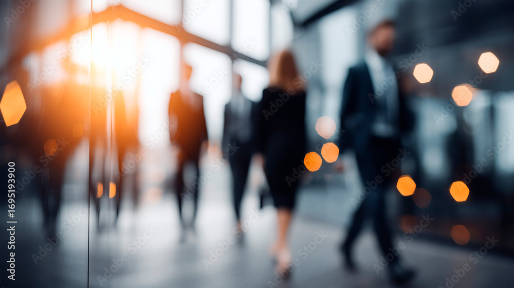 Obraz premium Fondo con personas difuminadas