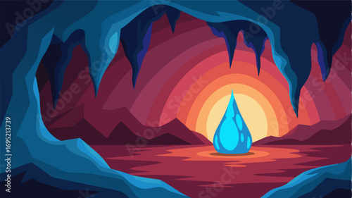 As you venture deeper into the cave the temperature drops and a sense of isolation embraces you making the beauty around you even more surreal.