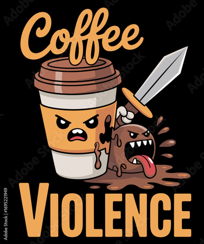 Funny Before Coffee Or Choose-Violence