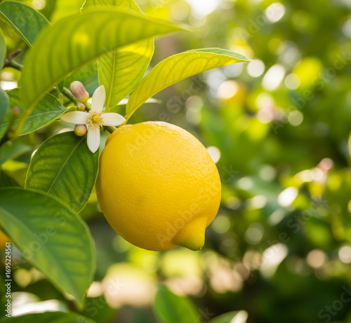 lemon on tree