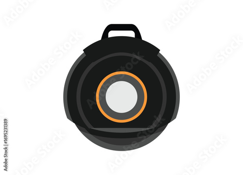 Electric unicycle. Simple flat illustration.