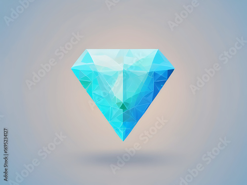 Geometric diamond illustration