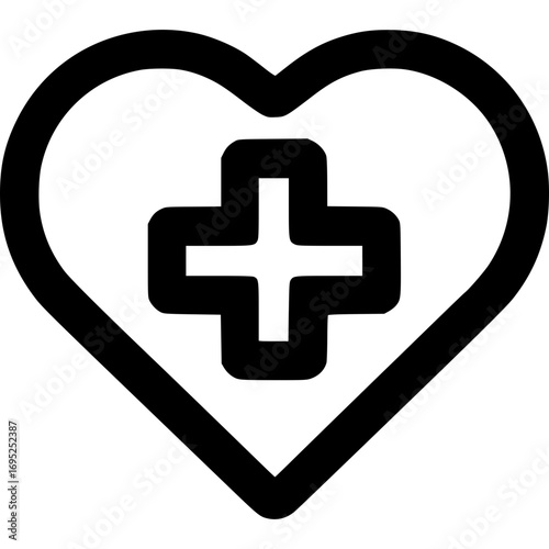 Heart Shape Vector Icon - 8