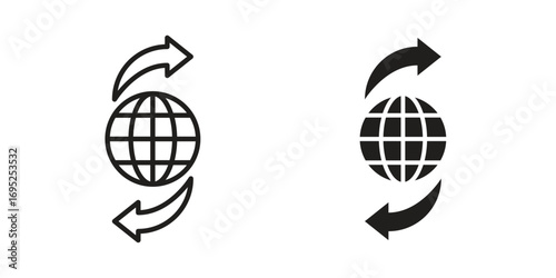 Import export icon symbol for your web designs. Icon logo, app, UI.
