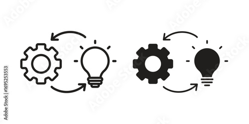 Implementation icon symbol for your web designs. Icon logo, app, UI.