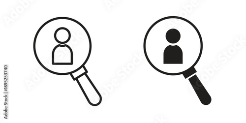 Hiring icon symbol for your web designs. Icon logo, app, UI.