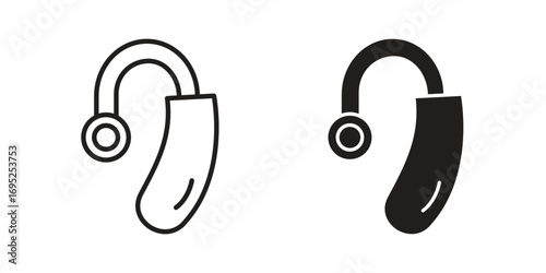 Hearing aid icon symbol for your web designs. Icon logo, app, UI.