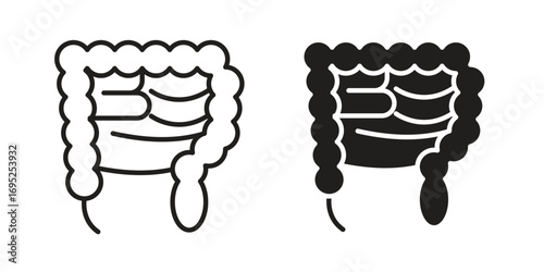 Gut icon symbol for your web designs. Icon logo, app, UI.