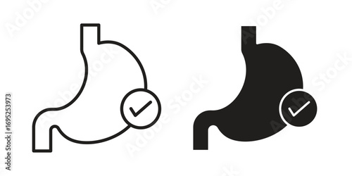 Good digestion icon symbol for your web designs. Icon logo, app, UI.