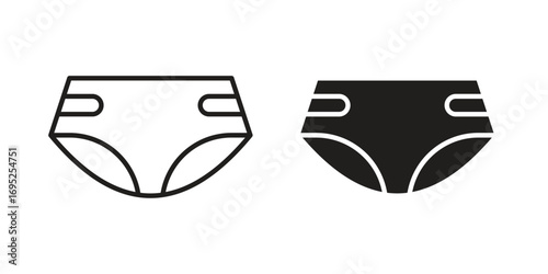 diaper icon symbol for your web designs. Icon logo, app, UI.
