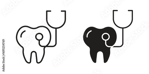 Dental care icon symbol for your web designs. Icon logo, app, UI.