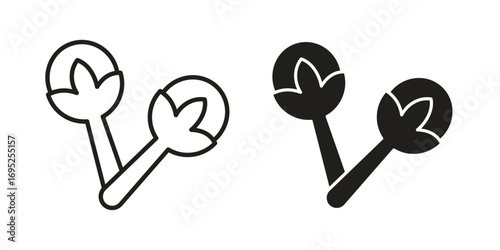 Cloves icon symbol for your web designs. Icon logo, app, UI.