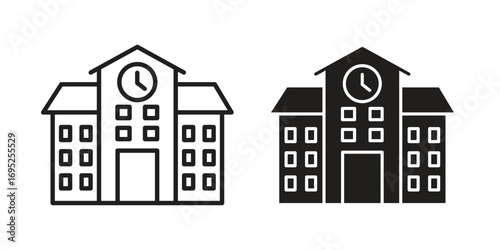 Campus icon symbol for your web designs. Icon logo, app, UI.