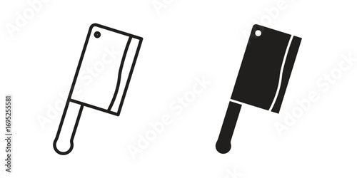 Butcher knife icon symbol for your web designs. Icon logo, app, UI.